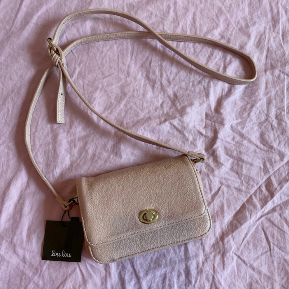 Mini blush pink purse